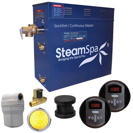 Steamspa Royal 6 KW Bath Generator with Auto Drain - Oil Rubbed Bronze RY600OB-A